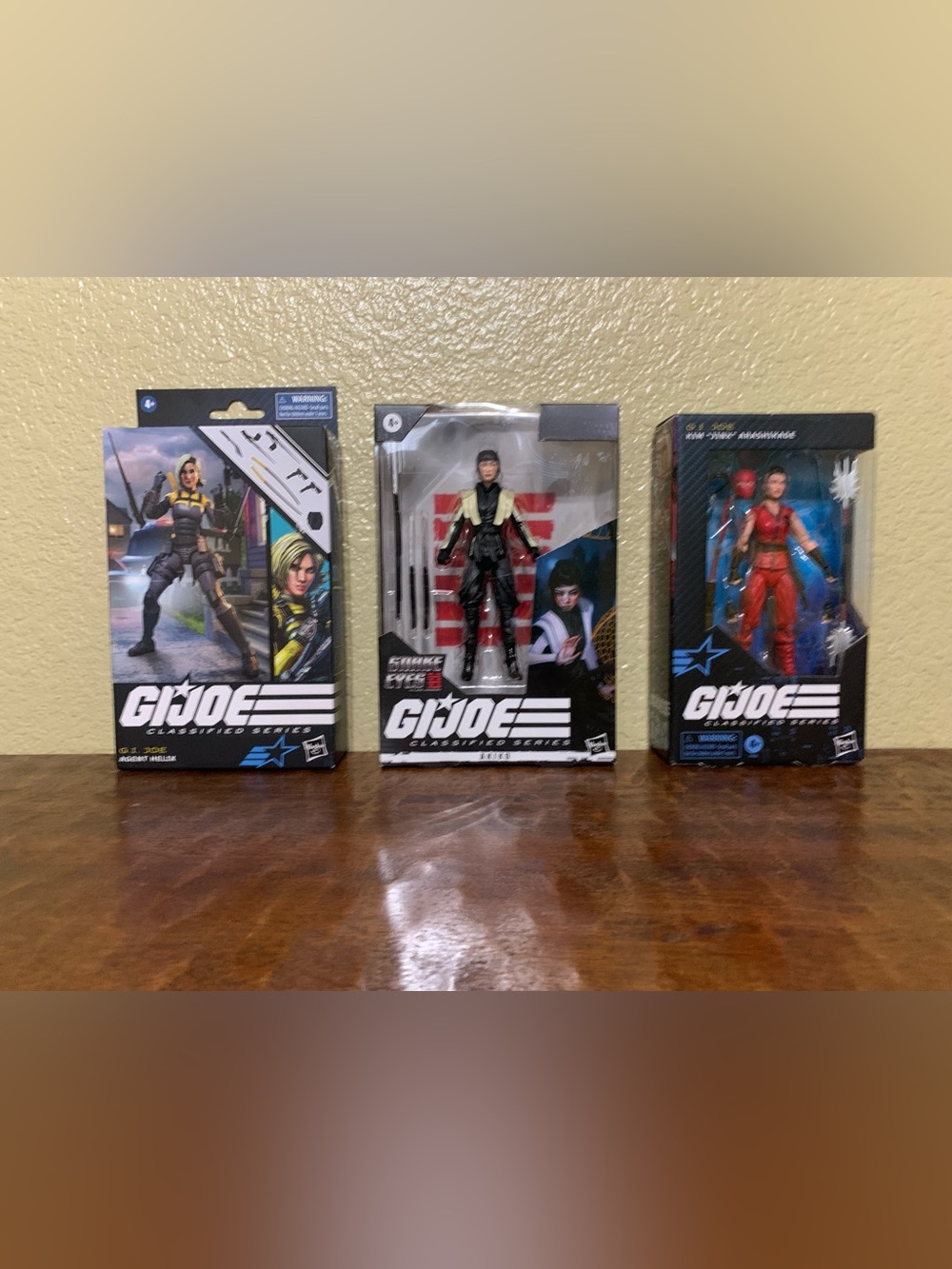 NIB Hasbro G.I. Joe Classified Series Jinx Agent Helix Akiko Action Figures Set